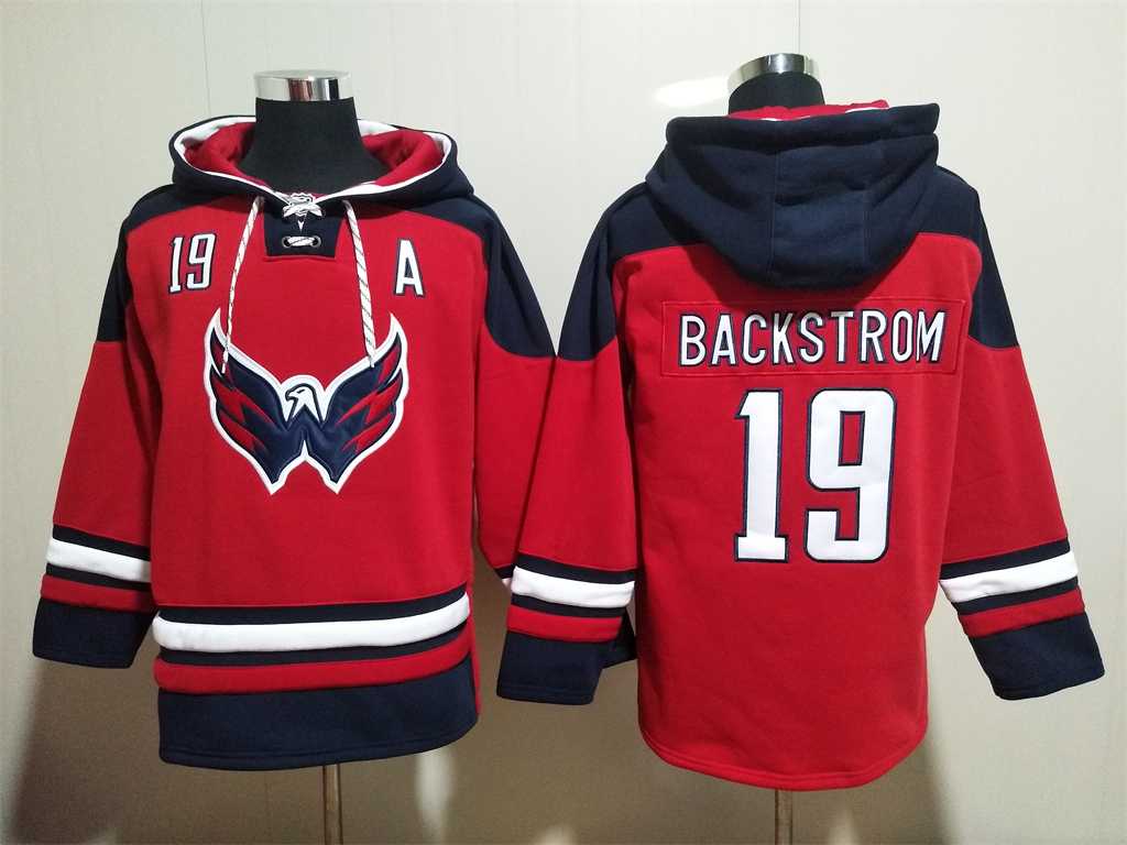 Men's Washington Capitals #19 Nicklas Backstrom Red Ageless Must Have Lace Up Pullover Hoodie,We sell and wholesale Men's Washington Capitals #19 Nicklas Backstrom Red Ageless Must Have Lace Up Pullover Hoodie on line form chian!